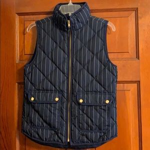 J. Crew puffer vest, XS